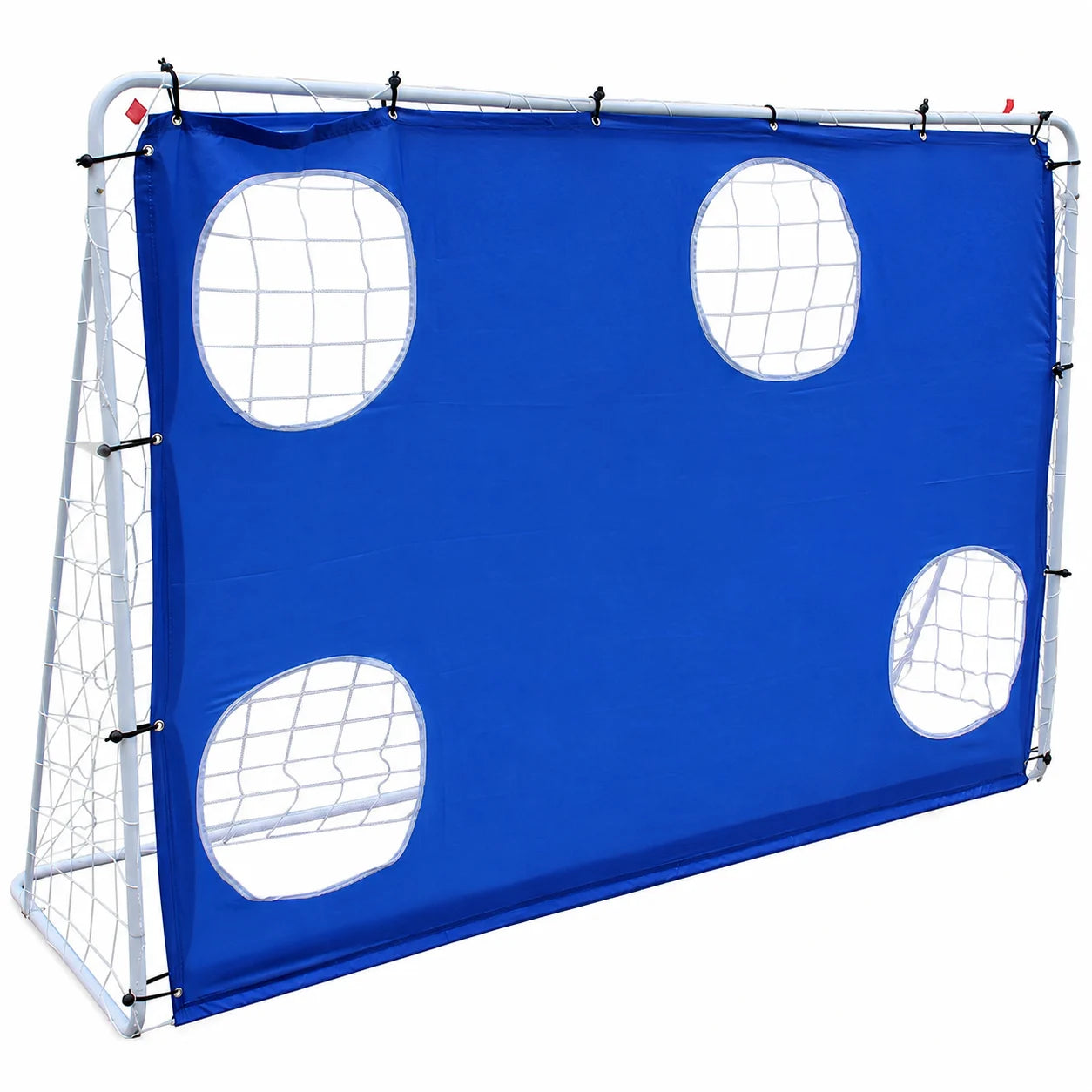 Fußballtor mit Torwand & Zielmatte 217x153 cm – Trainingsset für Garten & Kinder