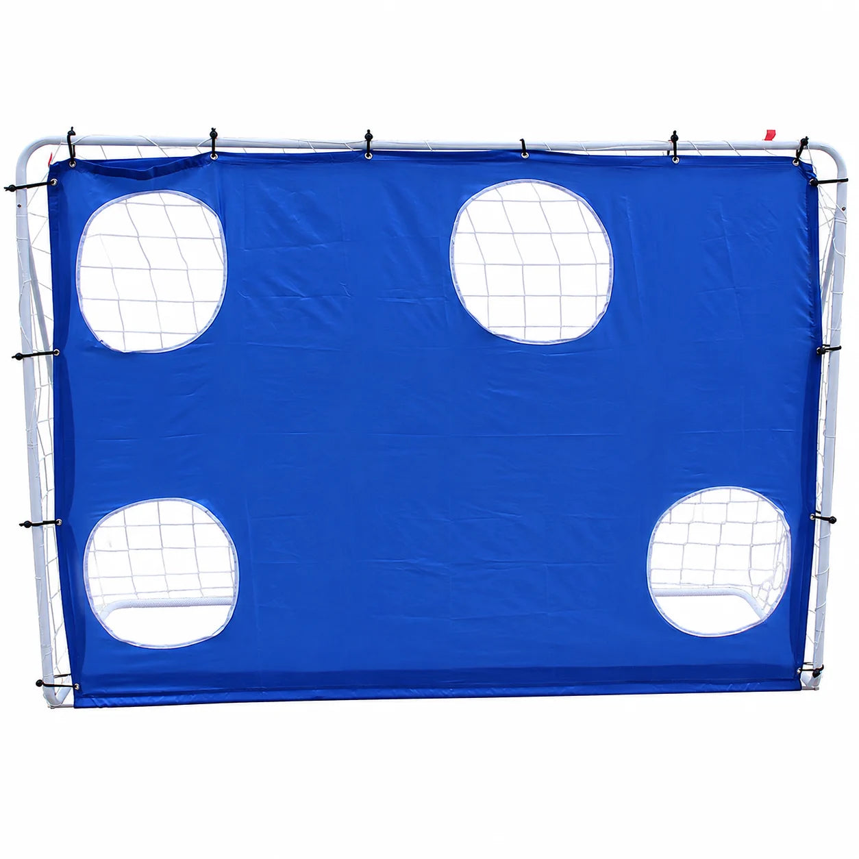 Fußballtor mit Torwand & Zielmatte 217x153 cm – Trainingsset für Garten & Kinder