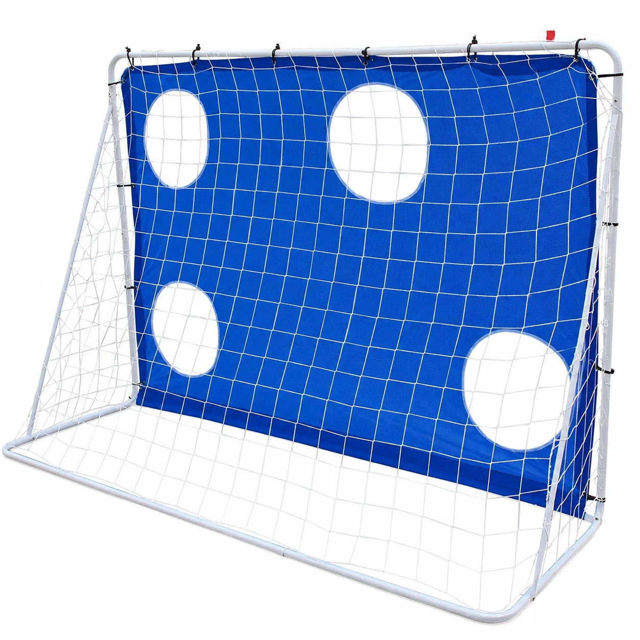 Fußballtor mit Torwand & Zielmatte 217x153 cm – Trainingsset für Garten & Kinder