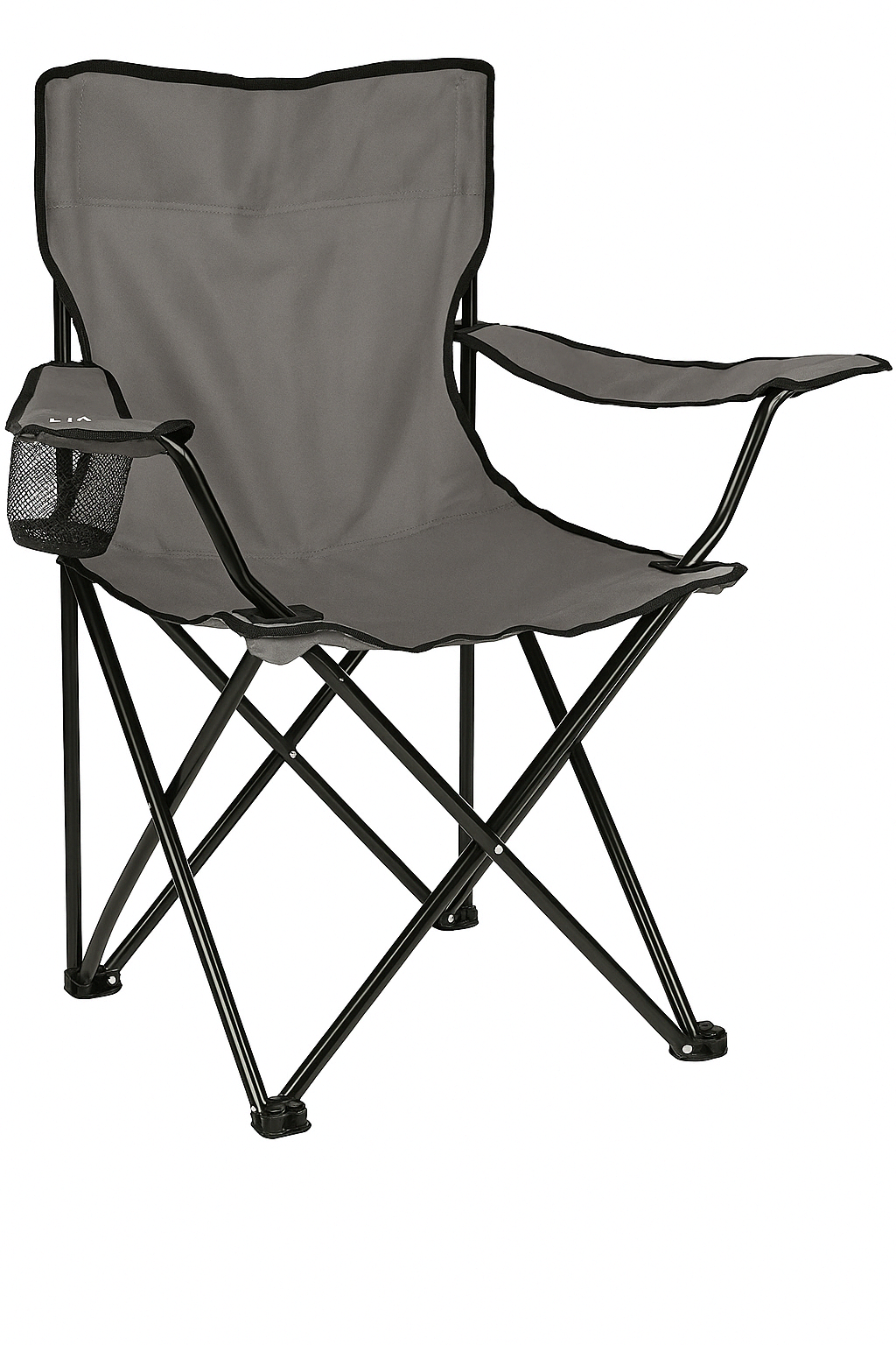 Campingstuhl Faltbar – Anthrazit, Robust Für Garten, Strand & Festival