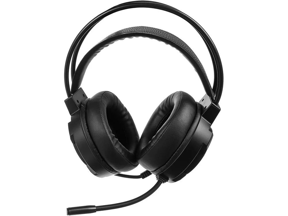 Gaming Headset RGB LED Mikrofon Kabel 50mm PC PS Laptop Konsole Stereo