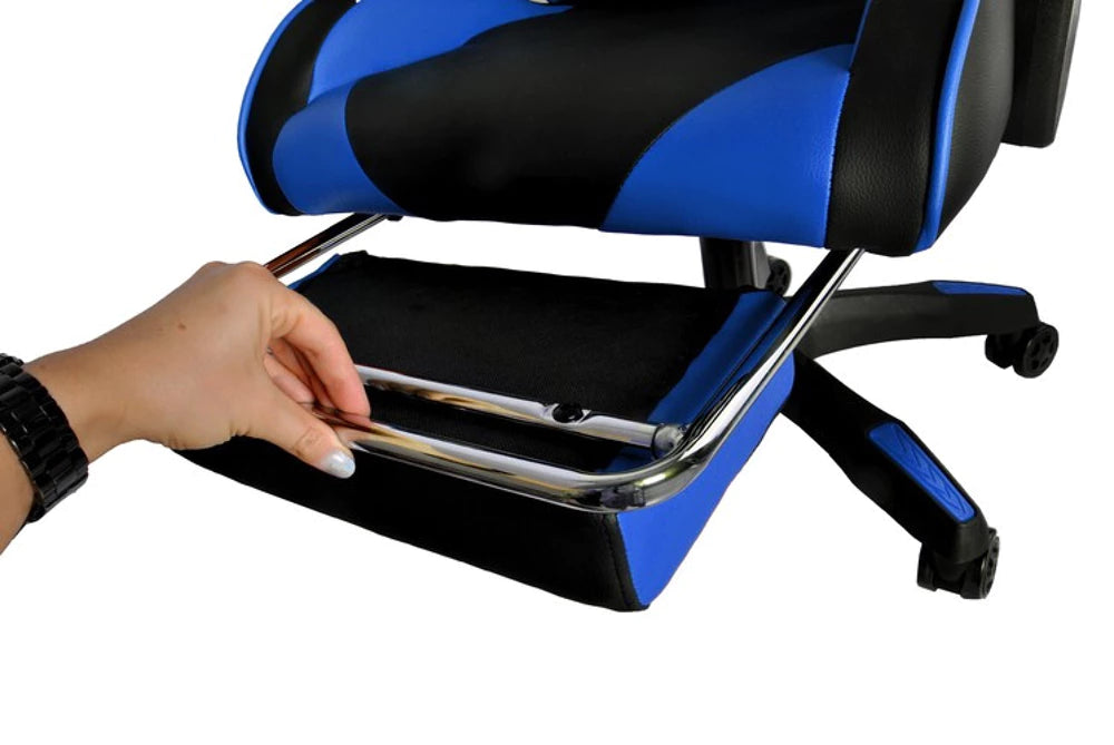 Dunmoon Gamingstuhl Bürostuhl Schreibtischstuhl Fußstütze Kissen Ergonomisch