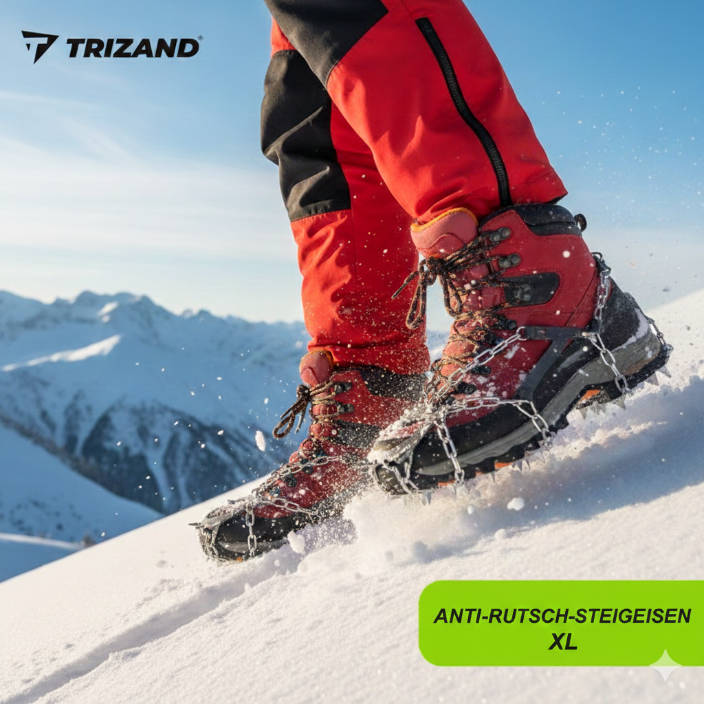 Schuhgriffe Anti-Rutsch-Spikes Größe L (40–44) – Sicher auf Eis & Schnee