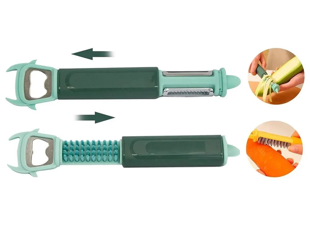Gemüseschäler 7in1 Edelstahl Sparschäler Obstschäler Multifunktion Küchenhelfer