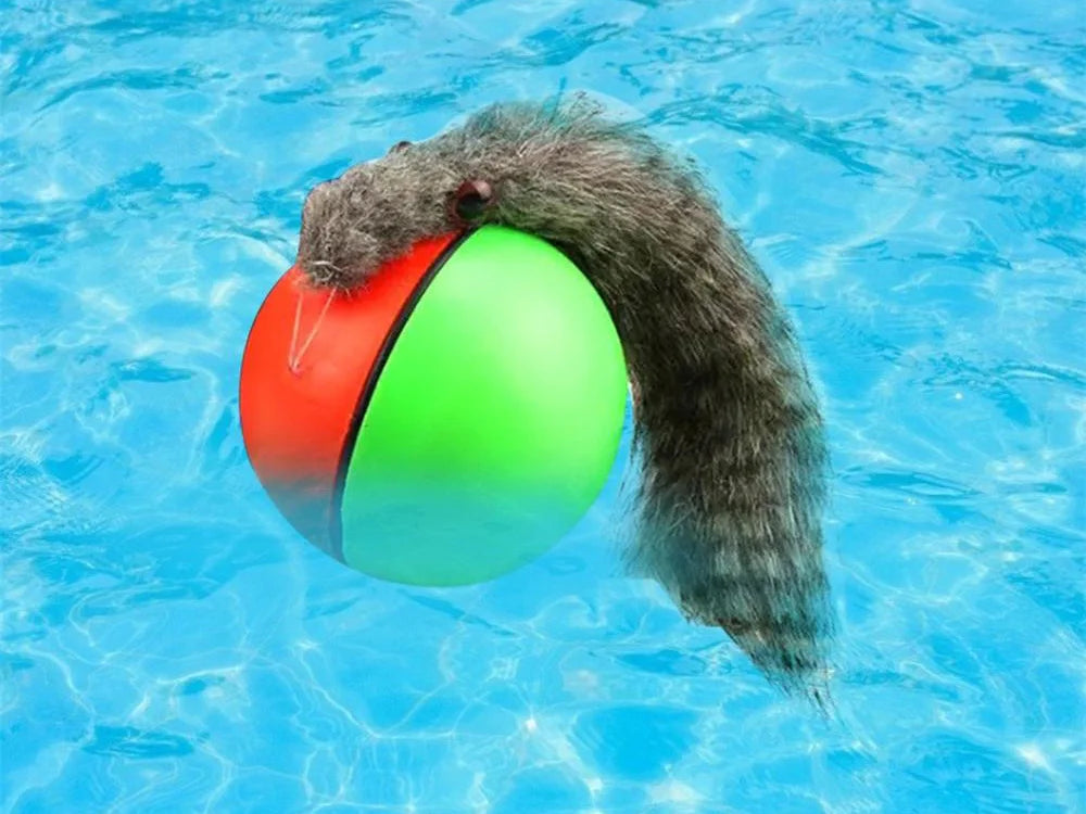 Interaktives Katzenspielzeug mit laufendem Ball und Frettchen – Bewegungsspielzeug für Katzen und Hunde