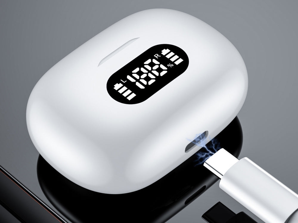 Bluetooth In Ear Kopfhörer TWS Kabellos mit LED Ladecase, Mikrofon und Touch Steuerung – Wireless Earbuds für Android, iOS und Windows