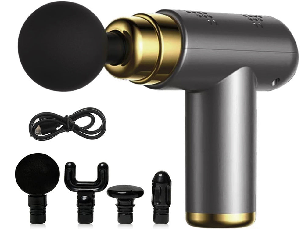 Mini Massagepistole mit 6 Stufen – Elektrisches Muskel Massagegerät USB-C