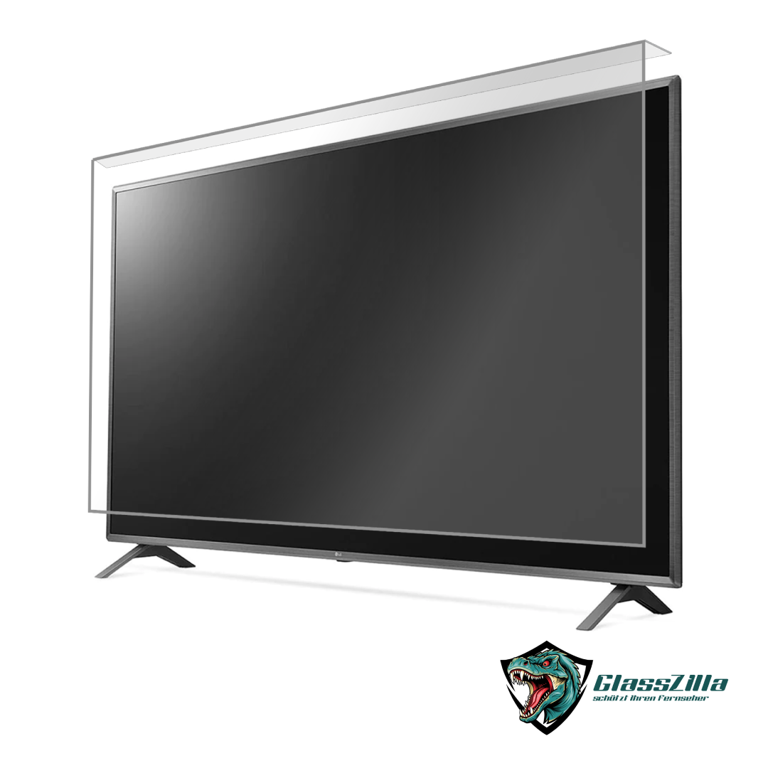 GlassZilla TV Bildschirmschutz 32–85 Zoll – Acryl Displayschutzplatte für Fernseher | Kratzfest, Bruchsicher & UV-beständig