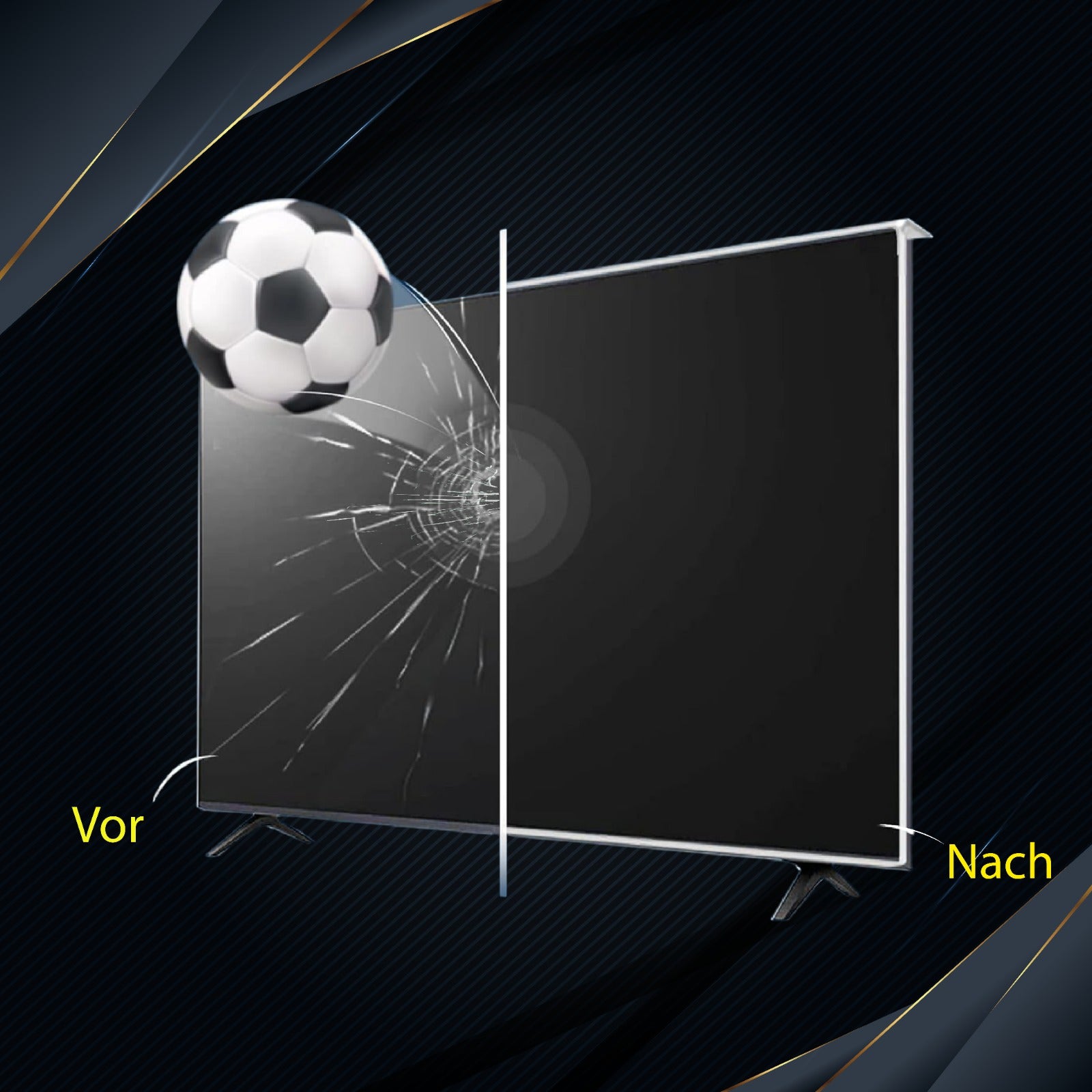 58 Zoll Fernseher Schutz / TV Bildschirmschutz / Displayschutz / TVs