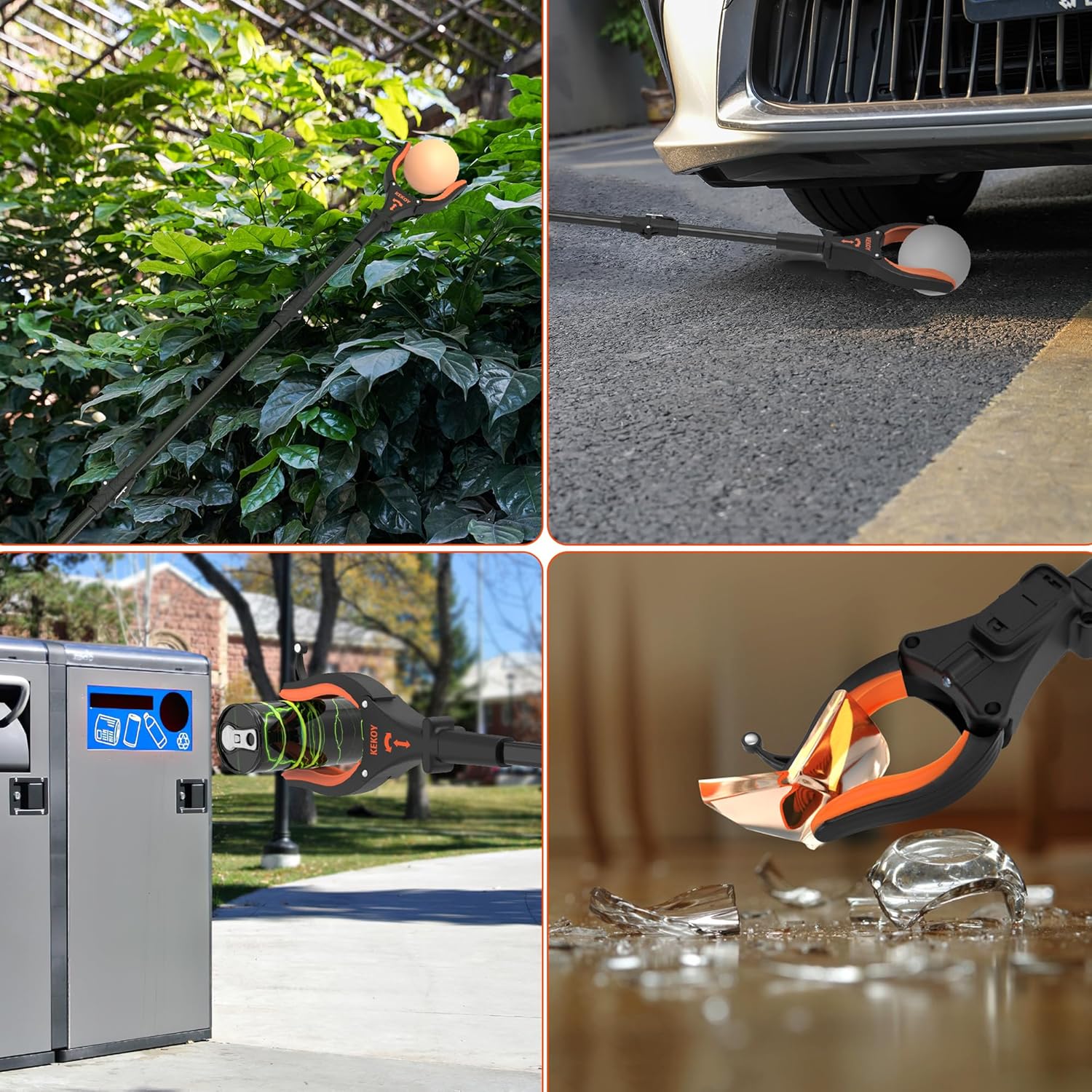 Grabber garbage tongs grabber metal 80 cm grabber arm garbage grabber waste tongs 