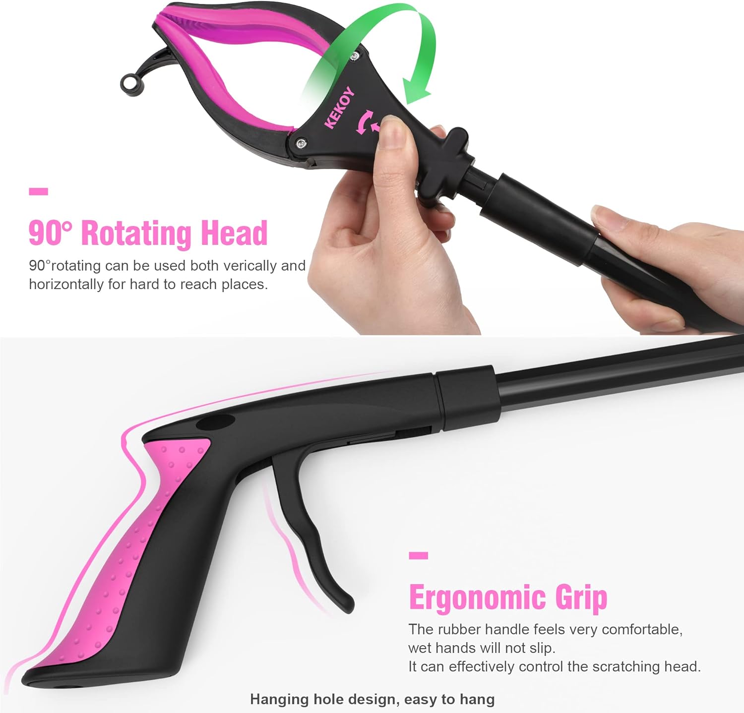 Grabber garbage tongs grabber metal 80 cm grabber arm garbage grabber waste tongs 