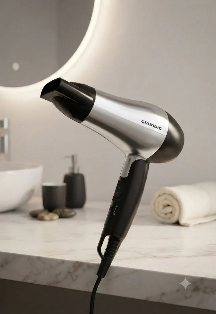 Grundig HD 2200 Reise Föhn 1200W Haartrockner Klappgriff Sport Camping
