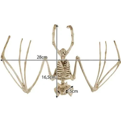 Halloween Fledermaus Skelett 30cm Hängend Beweglich Gruseldeko Horror Party Deko
