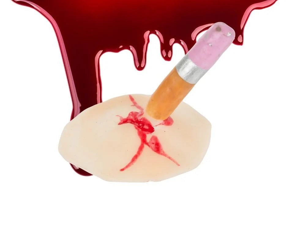 Halloween Kunstwunde Make-up Set mit Kunstblut Bleistift SFX Horror Wunde