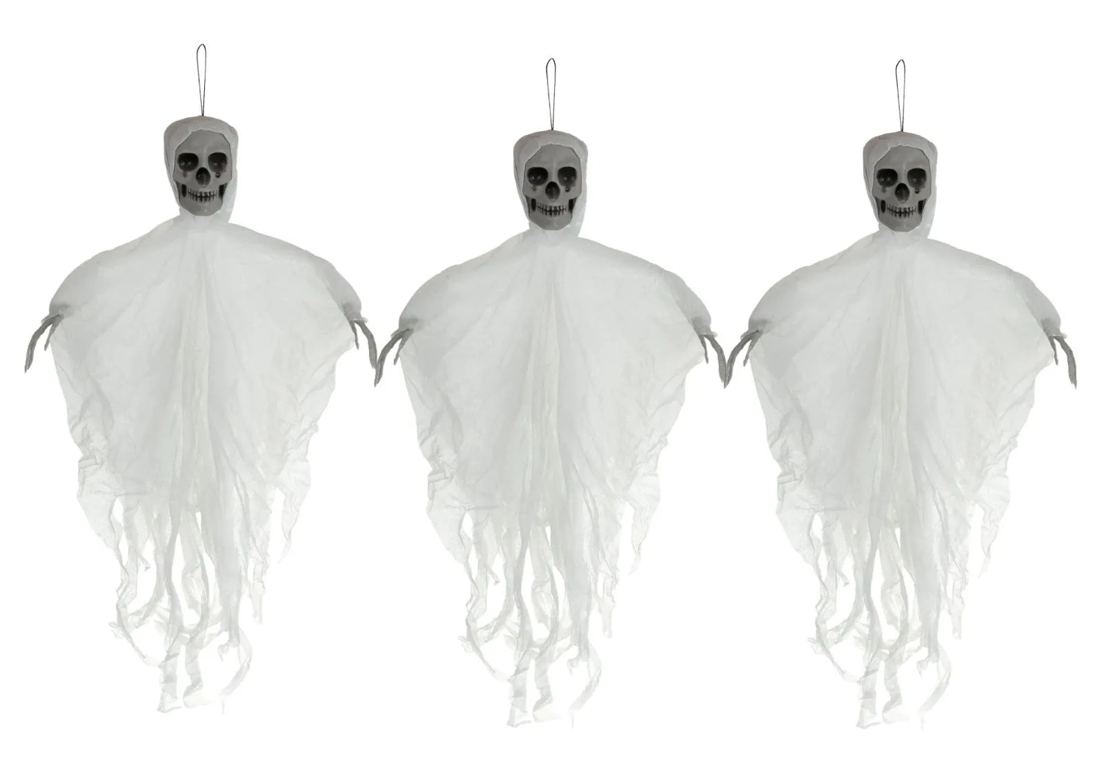 Halloween Skelett Deko 70cm Hängend Geist Totenkopf Gruseldeko Horror Party