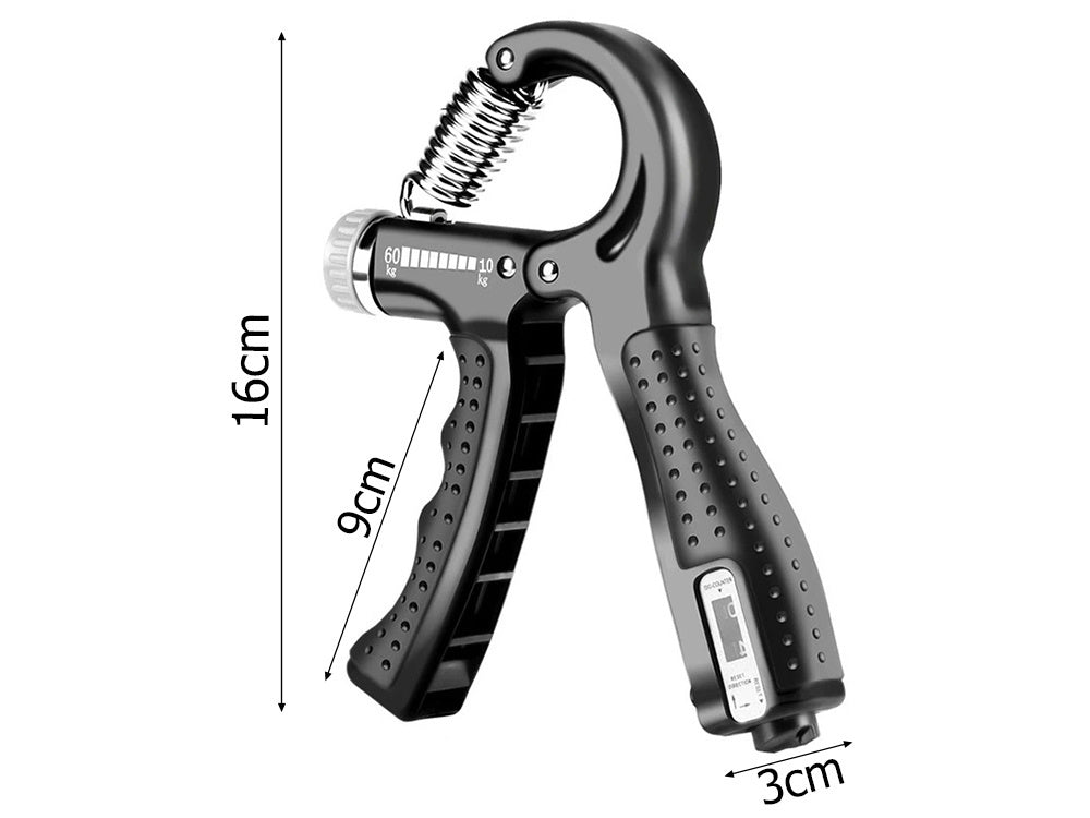 Verstellbarer Handtrainer & Fingertrainer – Unterarmtrainer 10–60 kg für Krafttraining