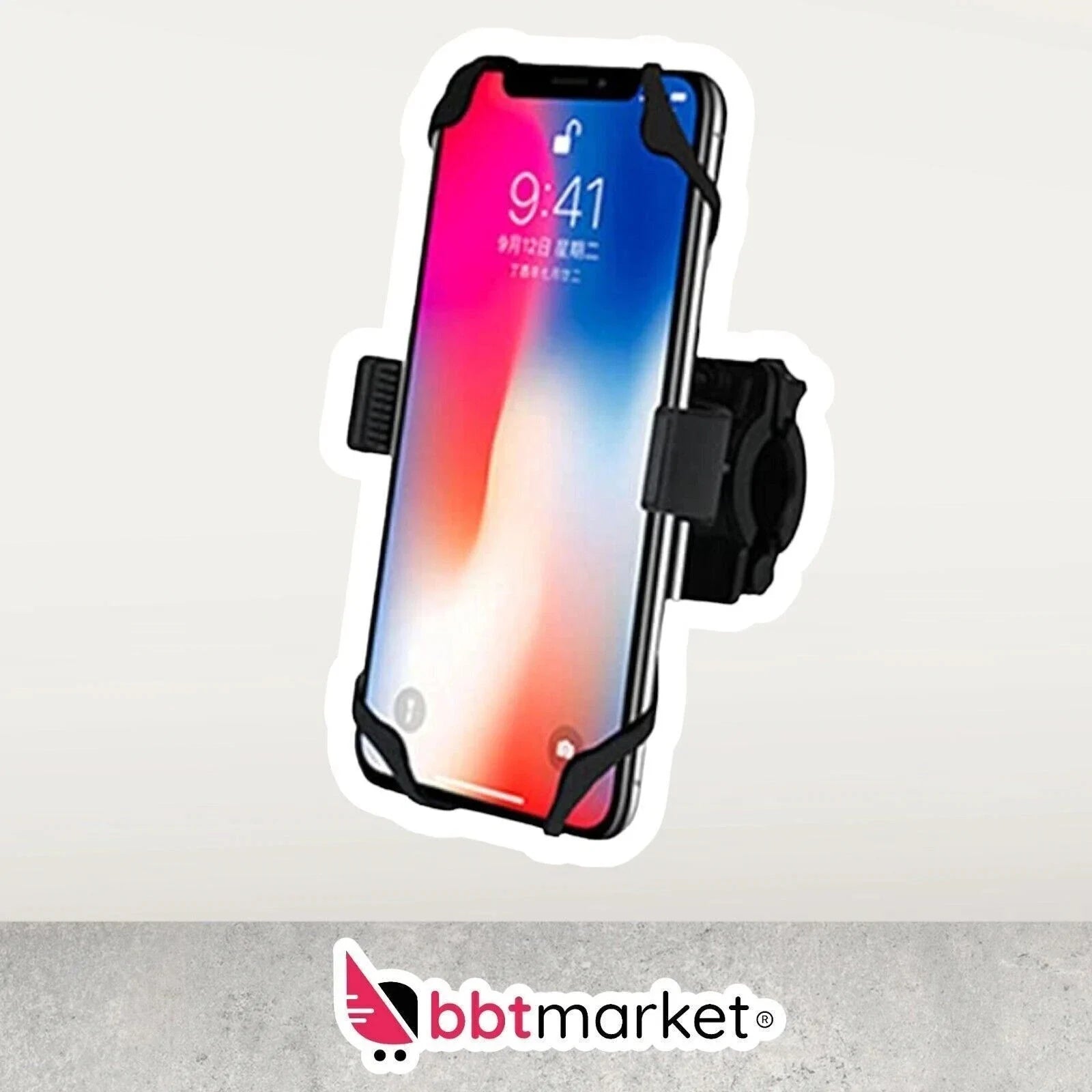 Mobile phone holder bicycle silicone universal handlebar cell phone mount holder PhoneHold