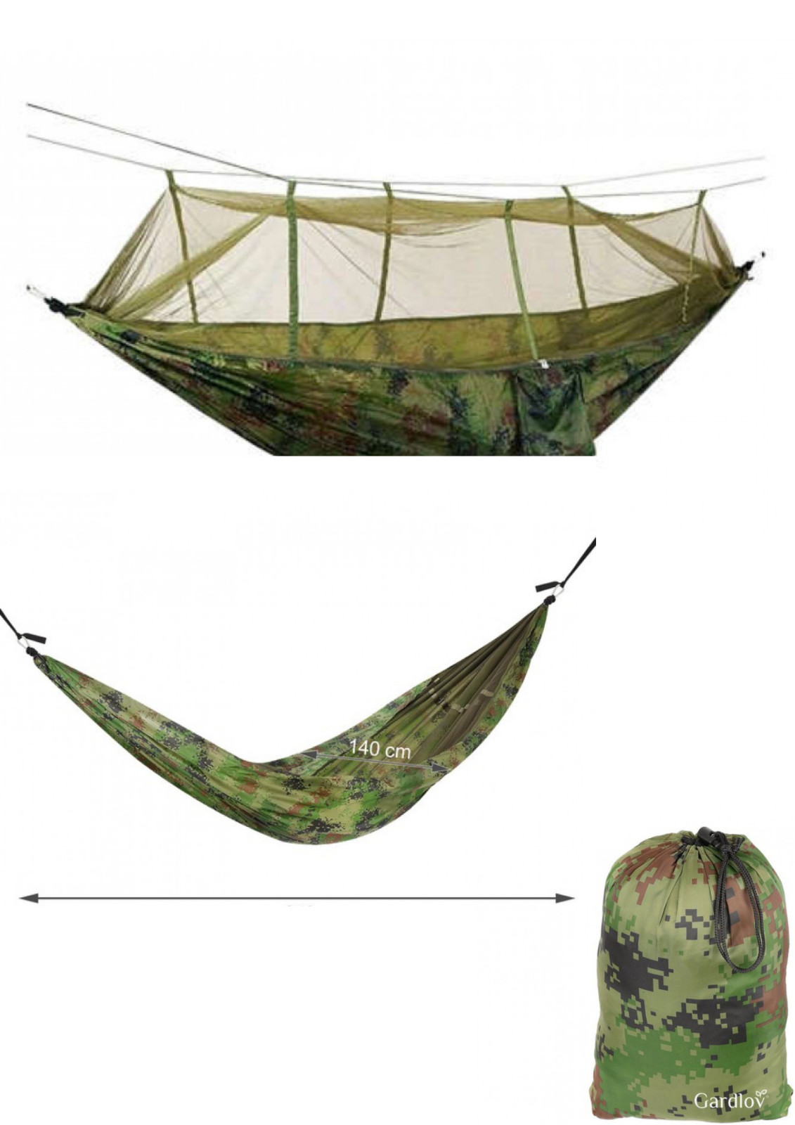 Hängematte Outdoor mit Moskitonetz Zelt Tarp Zeltplane Outdoor Hammock Camping