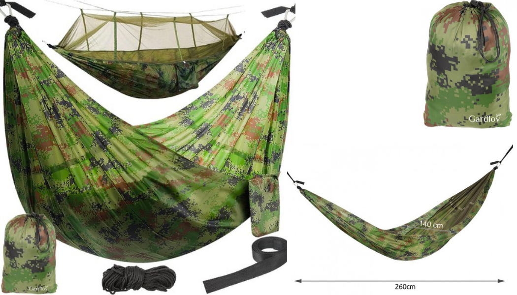 Hängematte Outdoor mit Moskitonetz Zelt Tarp Zeltplane Outdoor Hammock Camping