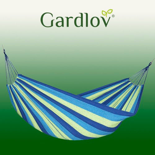 Hängematte 2 Personen 150 kg Baumwolle 240x150 cm – Garten Camping Out