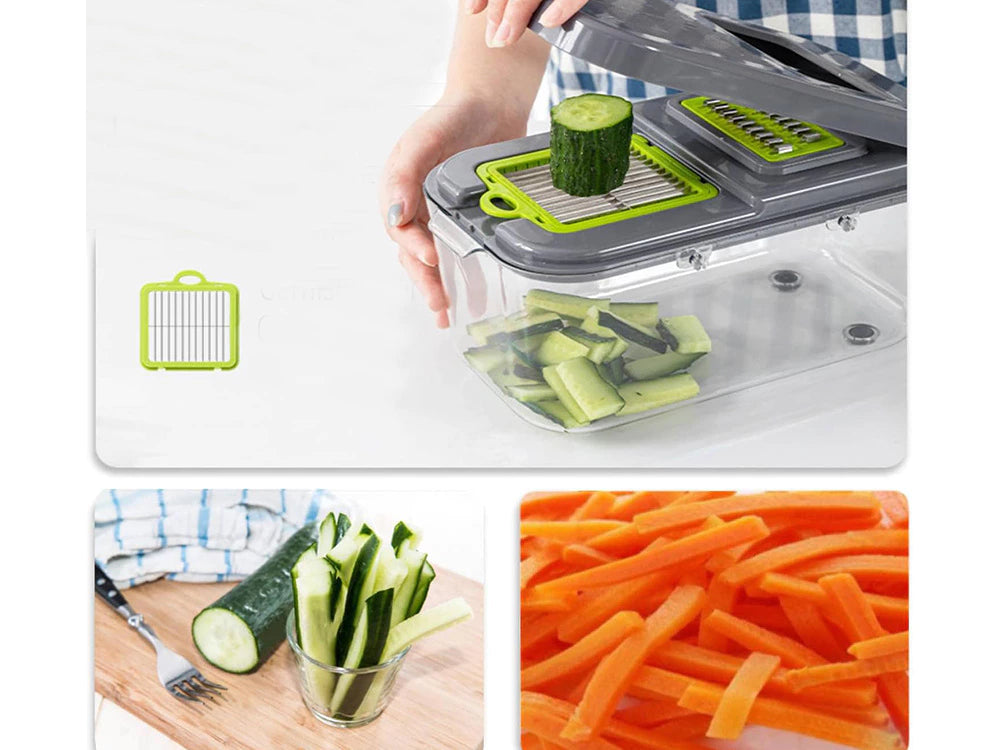 Vegetable cutter Vegetable Chopper Dicer Vegetable slicer 7in1 multifunctional cutter 