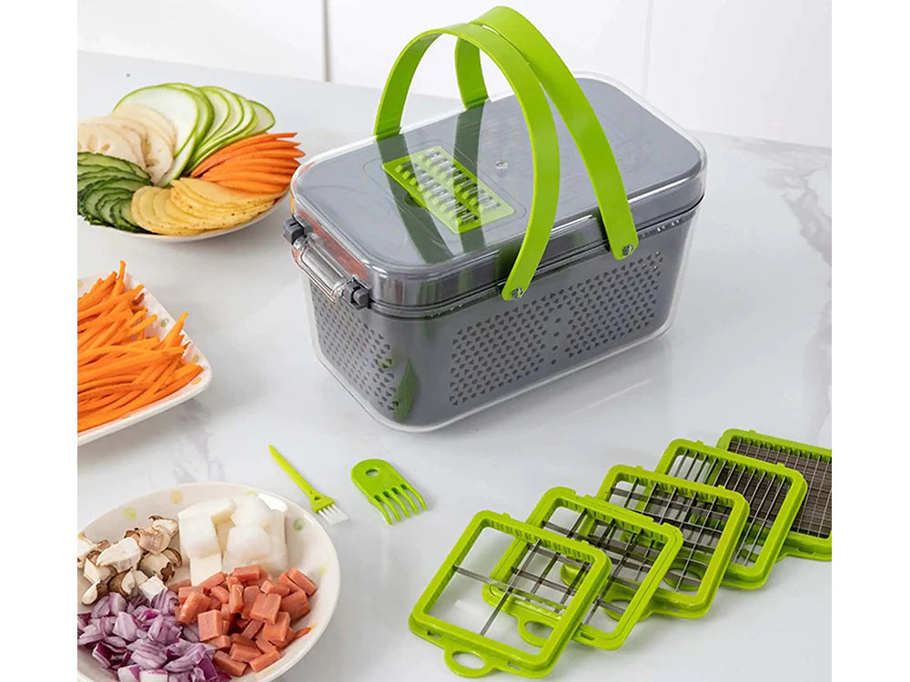 Vegetable cutter Vegetable Chopper Dicer Vegetable slicer 7in1 multifunctional cutter 