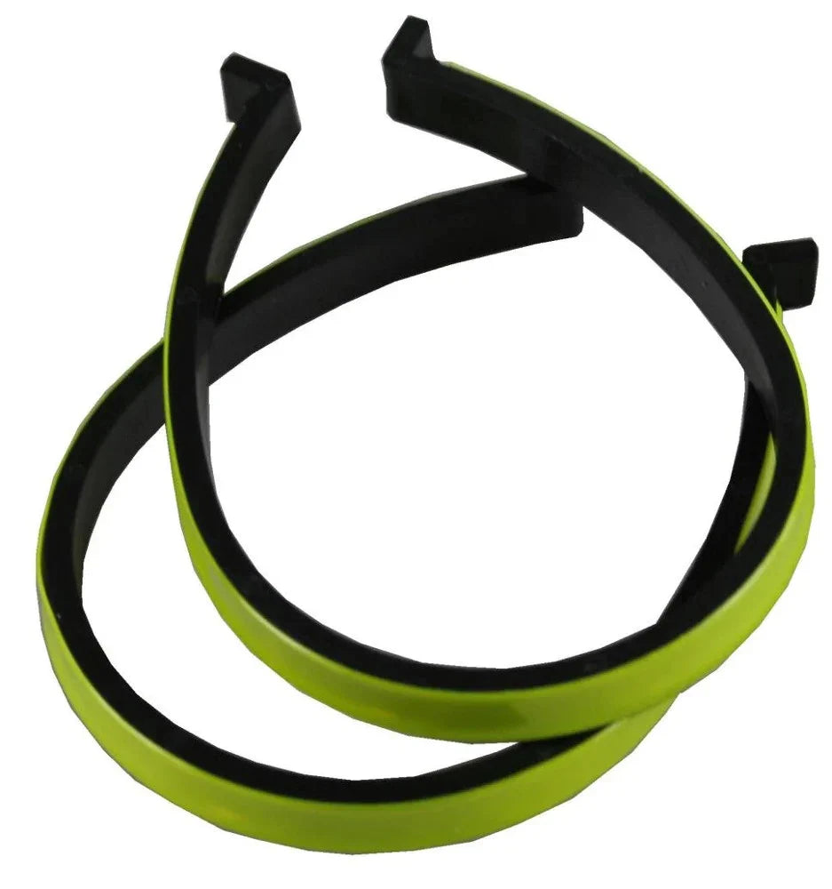 2 x Hosenclips Fahrrad  Reflektierend Hosenklammer Beinschutz Fahrradclip
