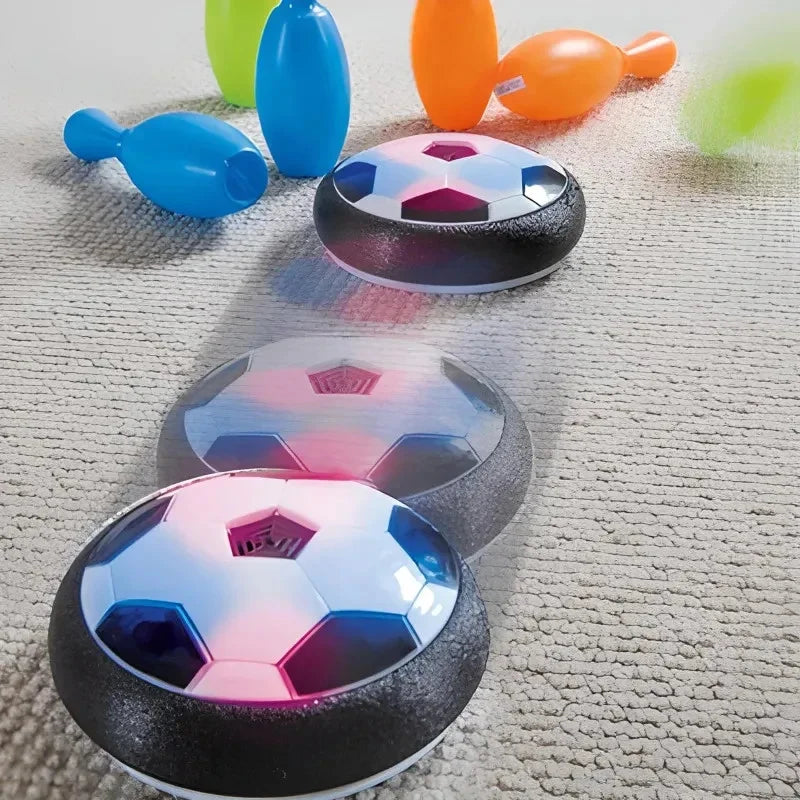 Hoverball Fußball 18cm Luftkissen Ball Leuchtend Indoor Spielzeug Kinder