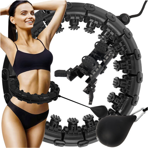 Hula-Hoop-Reifen mit Gewicht & Massage – Verstellbar, Fitness für Zuhause 💪💪💪