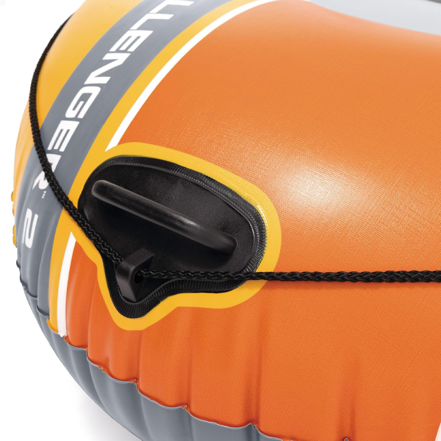 Intex Challenger 2 Schlauchboot Set – 2 Personen Boot mit Paddeln und Pumpe