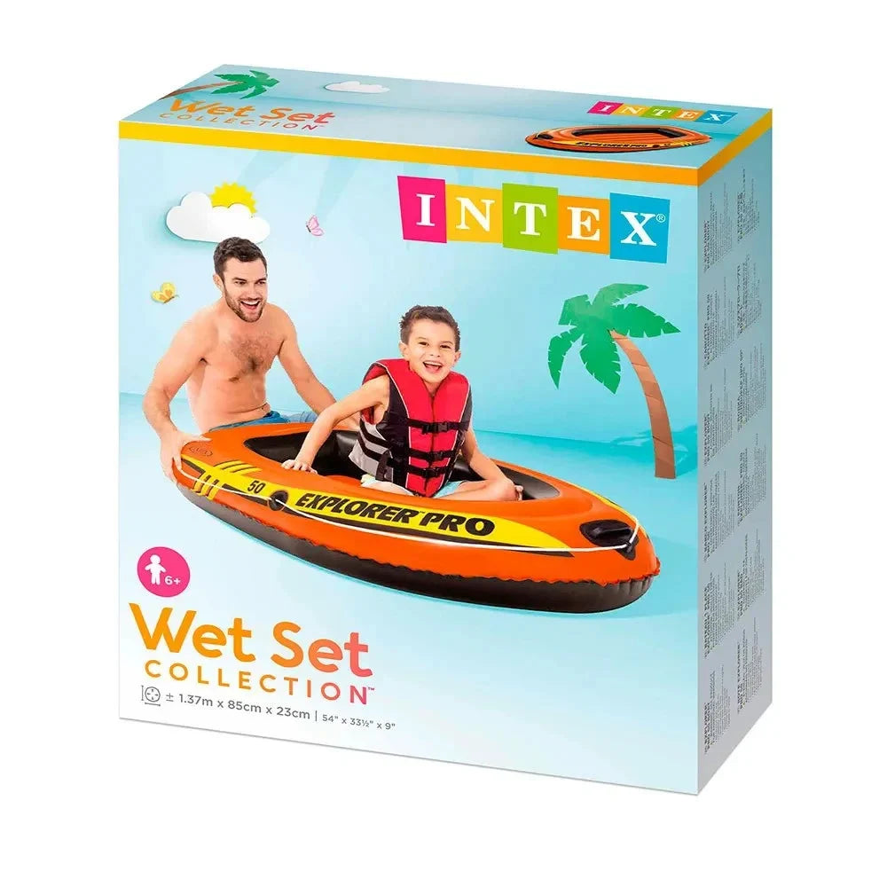 Intex Explorer Pro Schlauchboot Kinder Aufblasbar 1 Person Pool See Freizeitboot