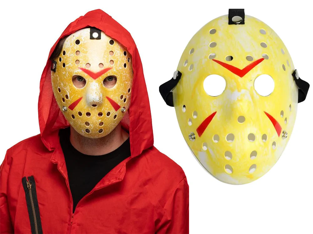 Jason Maske Eishockeymaske Hockeymaske Horror Halloween Kostüm Karneval Vintage