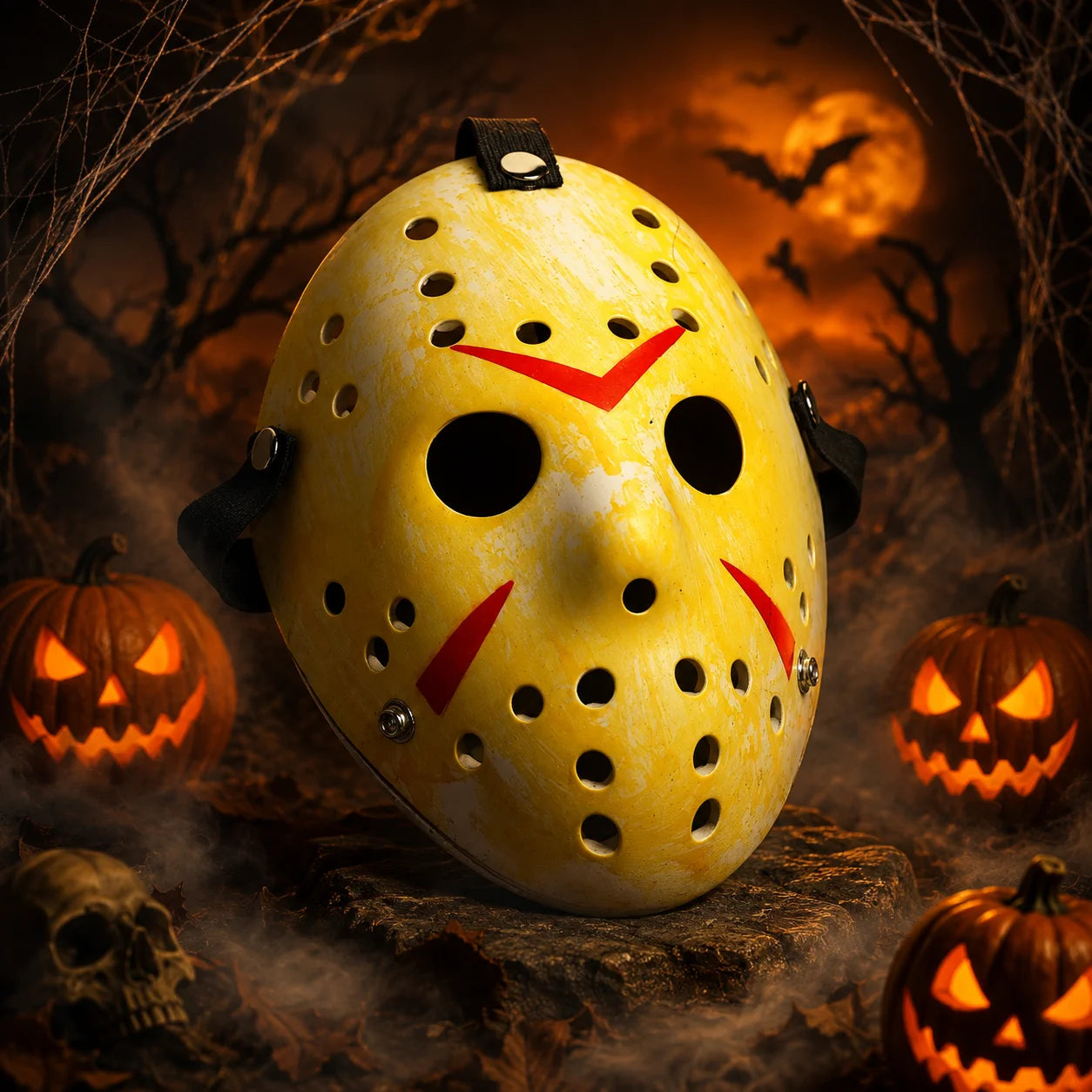 Jason Maske Eishockeymaske Hockeymaske Horror Halloween Kostüm Karneval Vintage