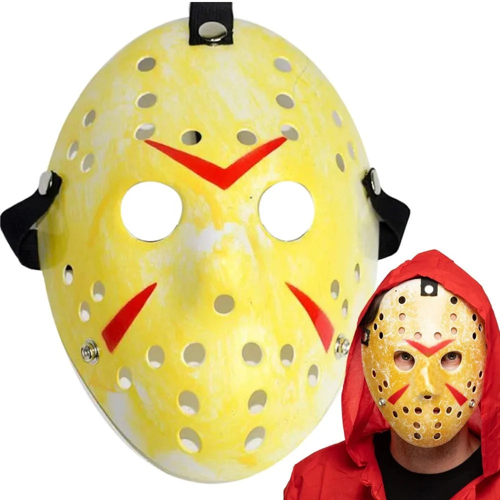 Jason Maske Eishockeymaske Hockeymaske Horror Halloween Kostüm Karneval Vintage