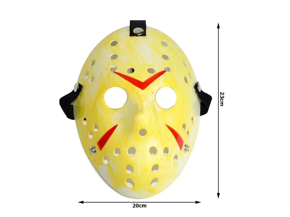 Jason Maske Eishockeymaske Hockeymaske Horror Halloween Kostüm Karneval Vintage