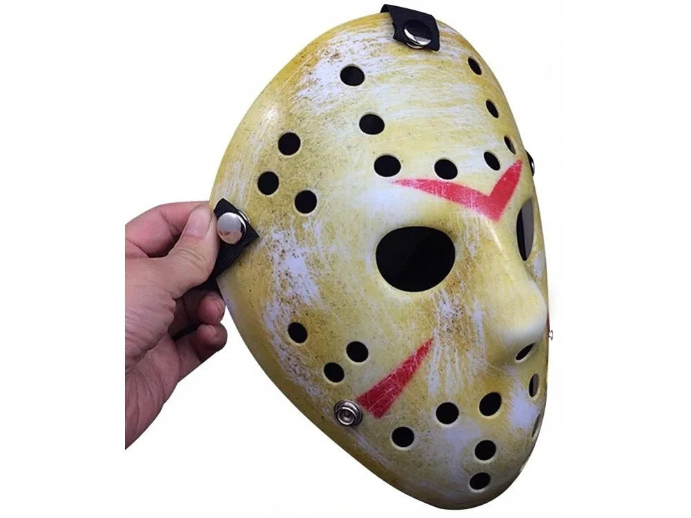 Jason Maske Eishockeymaske Hockeymaske Horror Halloween Kostüm Karneval Vintage