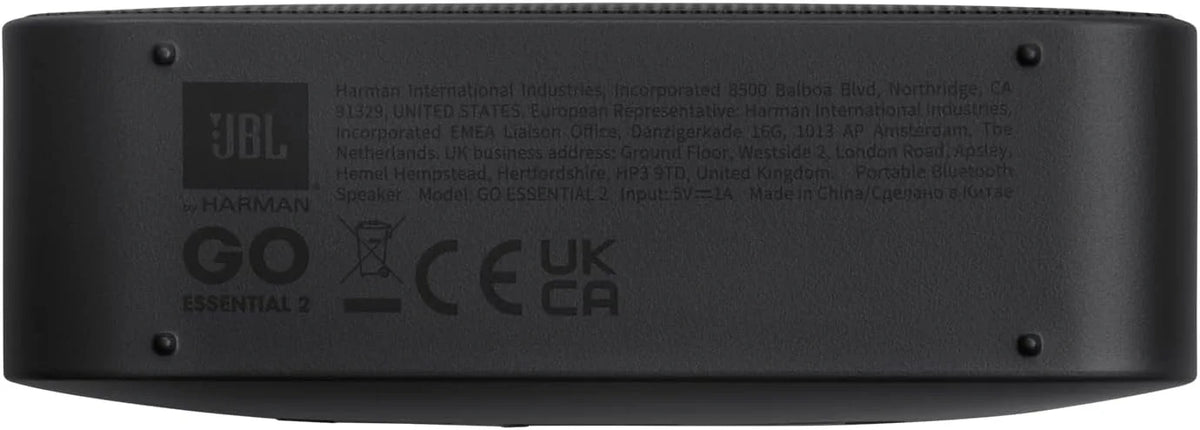 JBL GO Essential 2 Bluetooth Box Lautsprecher IP67 wasserdicht klein tragbar Schwarz