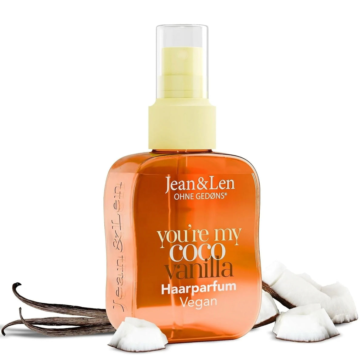 Jean & Len Haarparfum you’re my coco vanilla – Kokos & Vanille, vegan und ohne Silikone