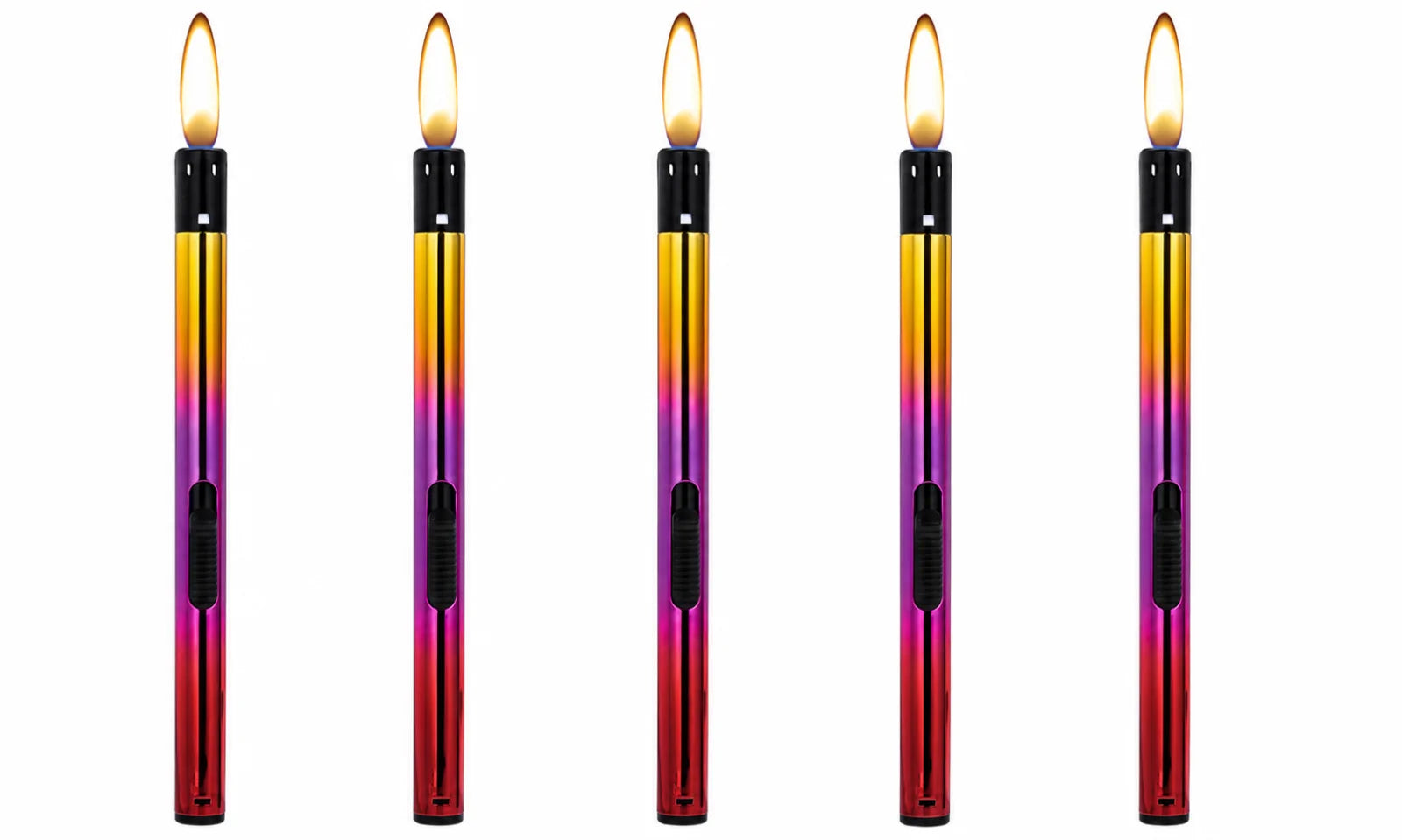 Jet Flame Stabfeuerzeug 21 cm Langfeuerzeug Elektrische Zündung Haushalt