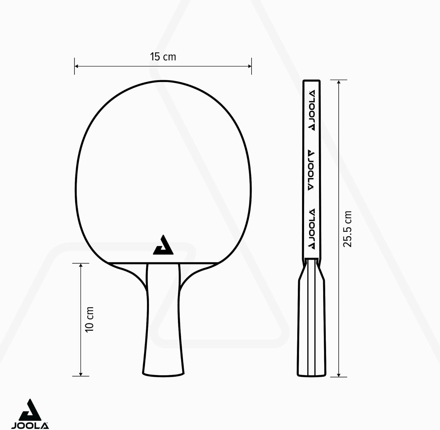 JOOLA Tischtennis Team School Set 4x Tischtennisschläger 4x TT Bälle inkl Tasche