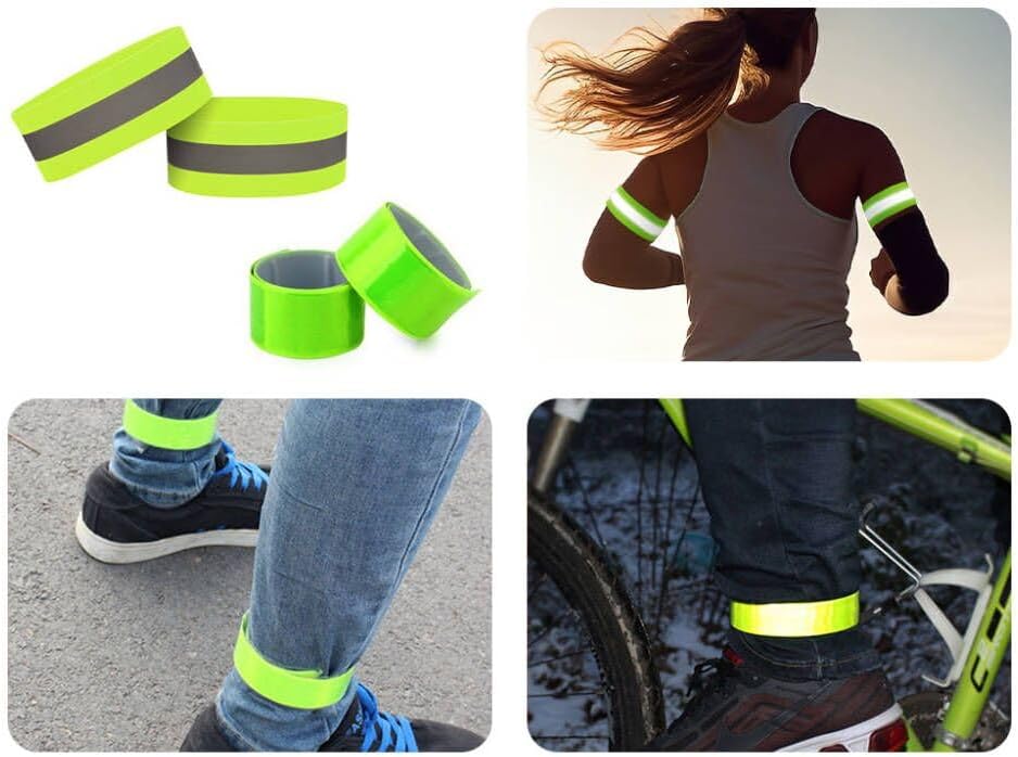 Warnweste Fahrrad Motorrad Reflektor Sicherheitsweste Leuchtweste Weste Dehnbar