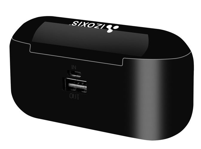 Kabellose Bluetooth Kopfhörer mit Powerbank & LCD Display – Wireless Earbuds mit Mikrofon, Touch-Steuerung & 2000mAh Ladecase