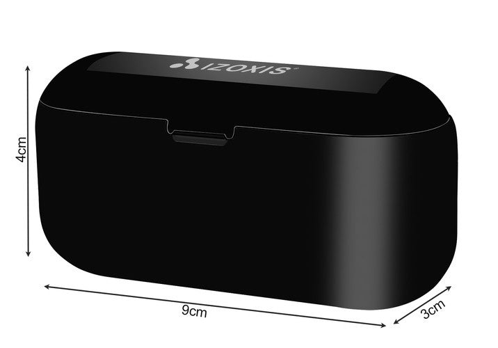 Kabellose Bluetooth Kopfhörer mit Powerbank & LCD Display – Wireless Earbuds mit Mikrofon, Touch-Steuerung & 2000mAh Ladecase