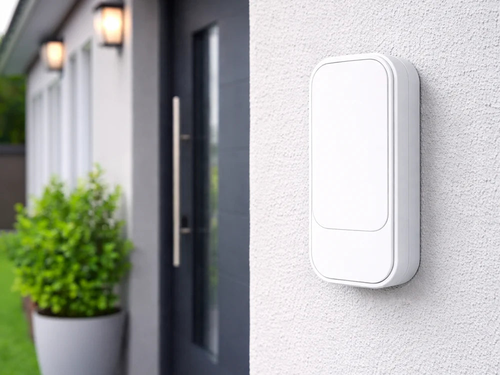 Kabellose kinetische LED Türklingel IP68 130m Funkklingel 38 Melodien Weiß