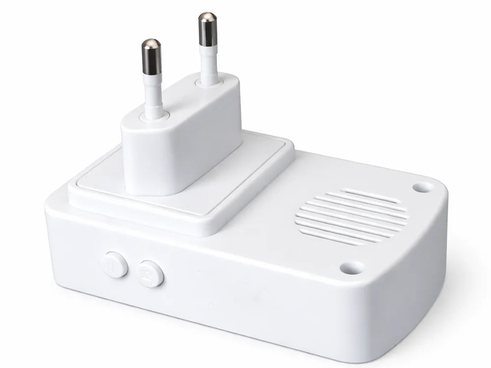 Kabellose kinetische LED Türklingel IP68 130m Funkklingel 38 Melodien Weiß