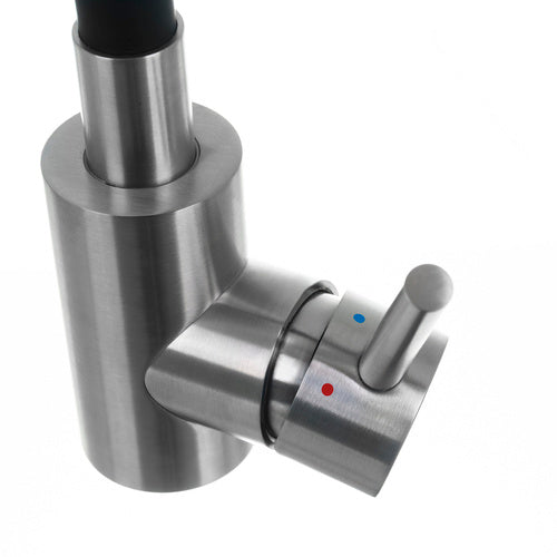 Flexible Küchenarmatur Edelstahl 304, 360° schwenkbar, Flexibler Auslauf