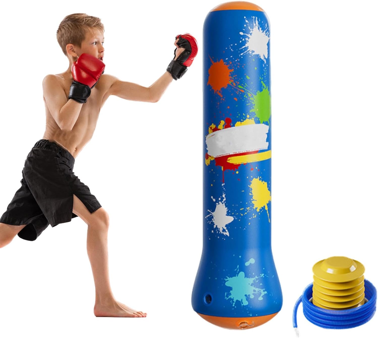 Aufblasbarer Kinder Boxsack mit Pumpe – Spiel, Bewegung & Selbstvertrauen