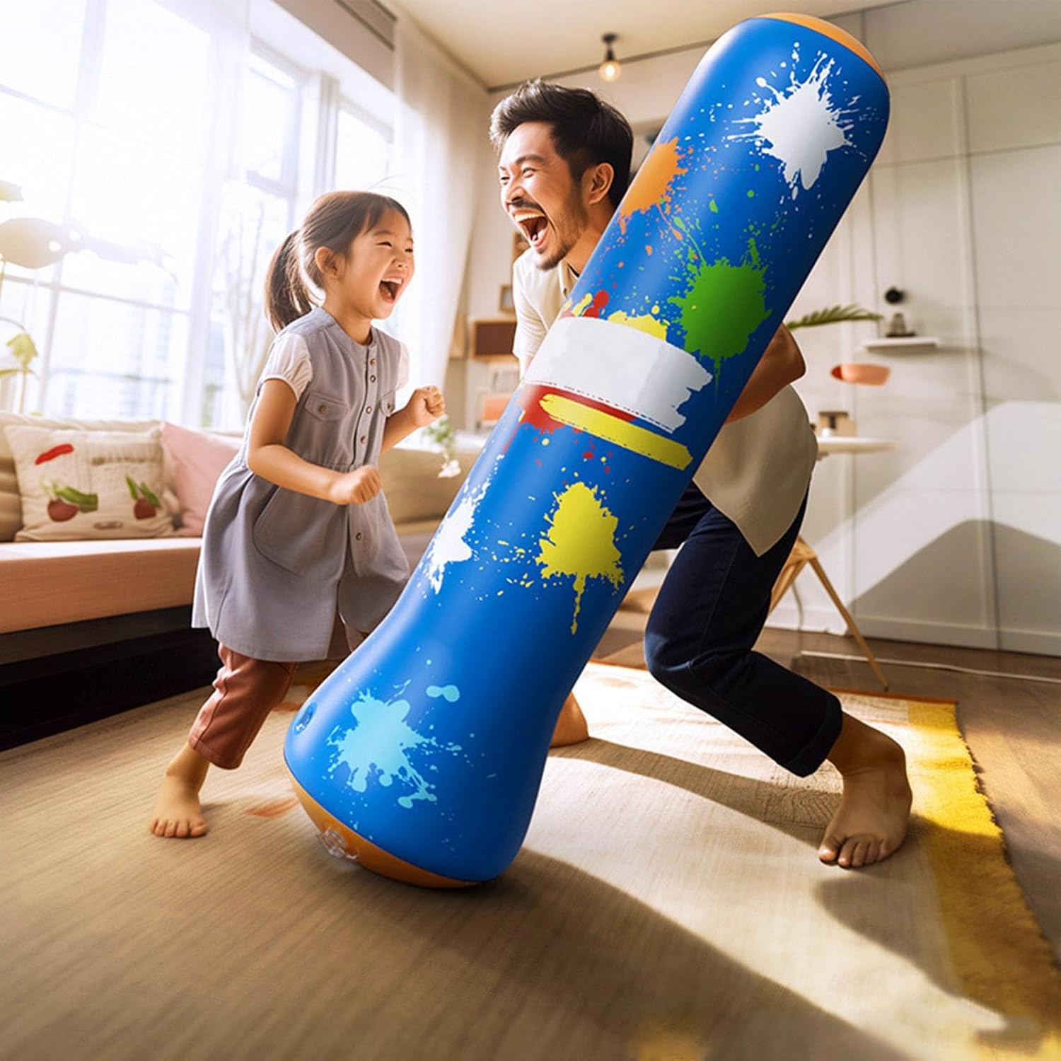 Aufblasbarer Kinder Boxsack mit Pumpe – Spiel, Bewegung & Selbstvertrauen