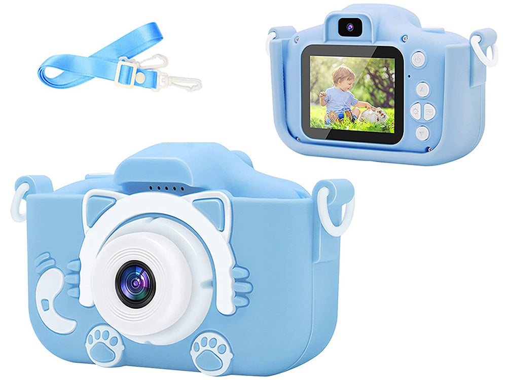 Kinderkamera Digital Katze – HD Kamera mit Spielen 2 Zoll 3 Farben