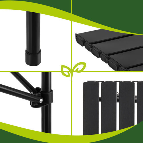 Klappbarer Campingtisch leicht stabil faltbar Gartentisch Outdoor mit Tragetasche 70 kg